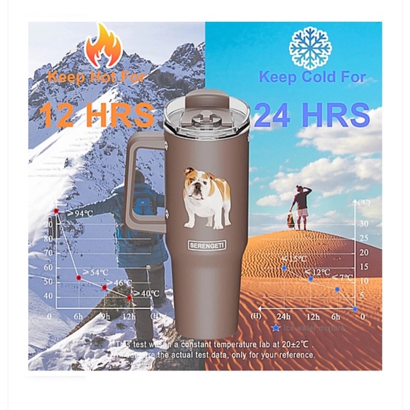 BULLDOG SERENGETI 40 Oz. Stainless Steel Ultimate Hot & Cold Tumbler - Picture 9 of 10
